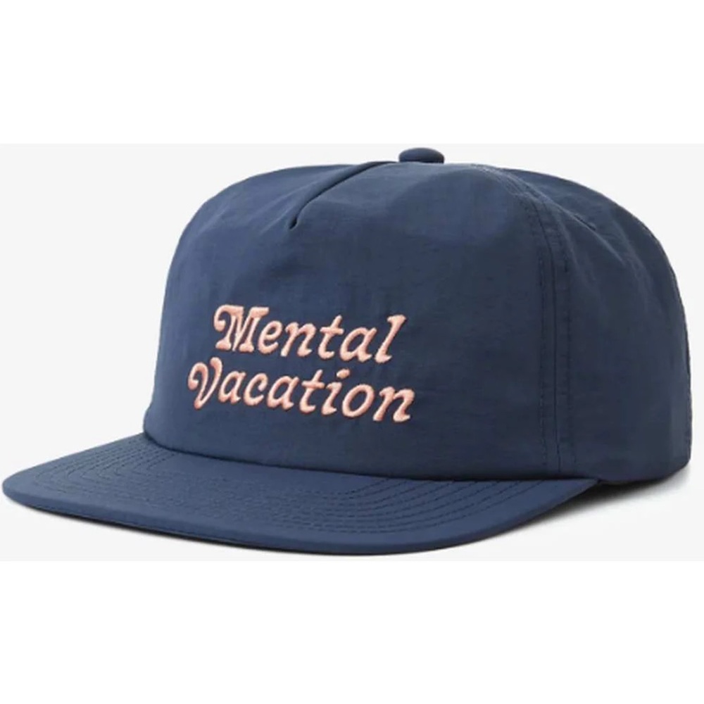 Katin Mental Vacation Navy Cap with Pink Embroidery
